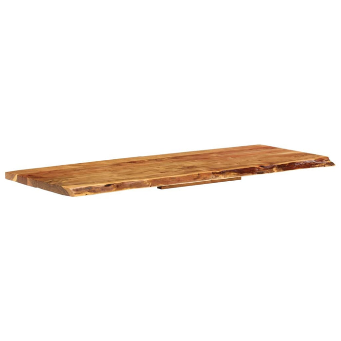 Blat lavoar de baie, 140x52x3,8 cm, lemn masiv de acacia - WALTI WALTI