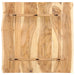 Blat de masă, 58x(50-60)x2,5 cm, lemn masiv de acacia - WALTI WALTI