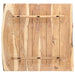 Blat de masă, 58x(50-60)x3,8 cm, lemn masiv de acacia - WALTI WALTI