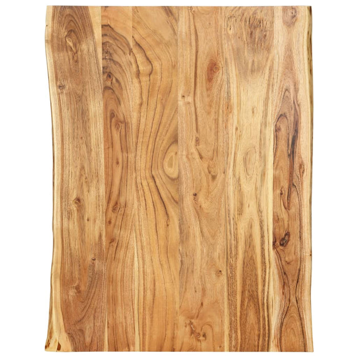 Blat de masă, 80x(50-60)x2,5 cm, lemn masiv de acacia - WALTI WALTI
