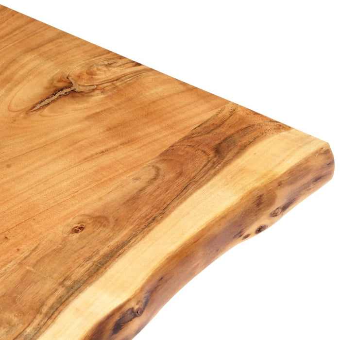 Blat de masă, 80x(50-60)x2,5 cm, lemn masiv de acacia - WALTI WALTI