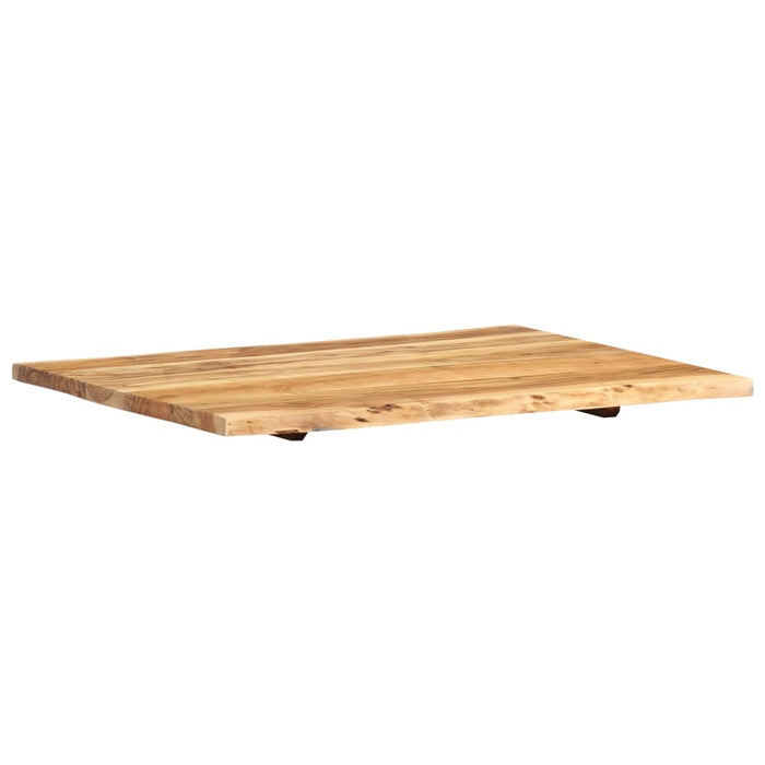 Blat de masă, 80x(50-60)x2,5 cm, lemn masiv de acacia - WALTI WALTI