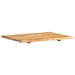 Blat de masă, 80x(50-60)x2,5 cm, lemn masiv de acacia - WALTI WALTI