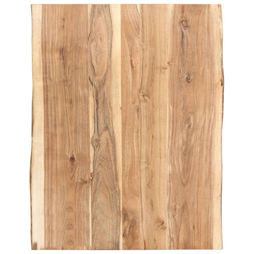 Blat de masă, 60x(50-60)x3,8 cm, lemn masiv de acacia - WALTI WALTI