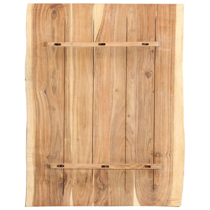 Blat de masă, 60x(50-60)x3,8 cm, lemn masiv de acacia - WALTI WALTI
