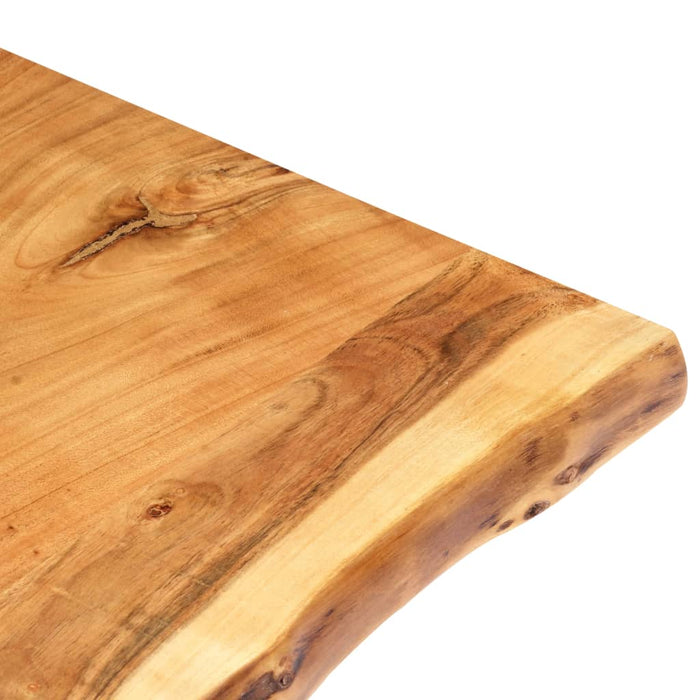 Blat de masă, 60x(50-60)x3,8 cm, lemn masiv de acacia - WALTI WALTI