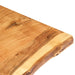 Blat de masă, 60x(50-60)x3,8 cm, lemn masiv de acacia - WALTI WALTI