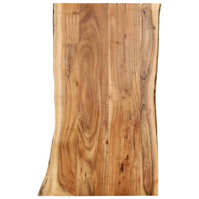 Blat de masă, 100x(50-60)x2,5 cm, lemn masiv de acacia - WALTI WALTI