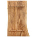 Blat de masă, 100x(50-60)x2,5 cm, lemn masiv de acacia - WALTI WALTI
