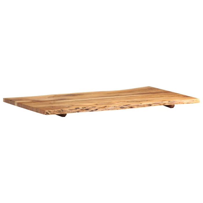 Blat de masă, 100x(50-60)x2,5 cm, lemn masiv de acacia - WALTI WALTI