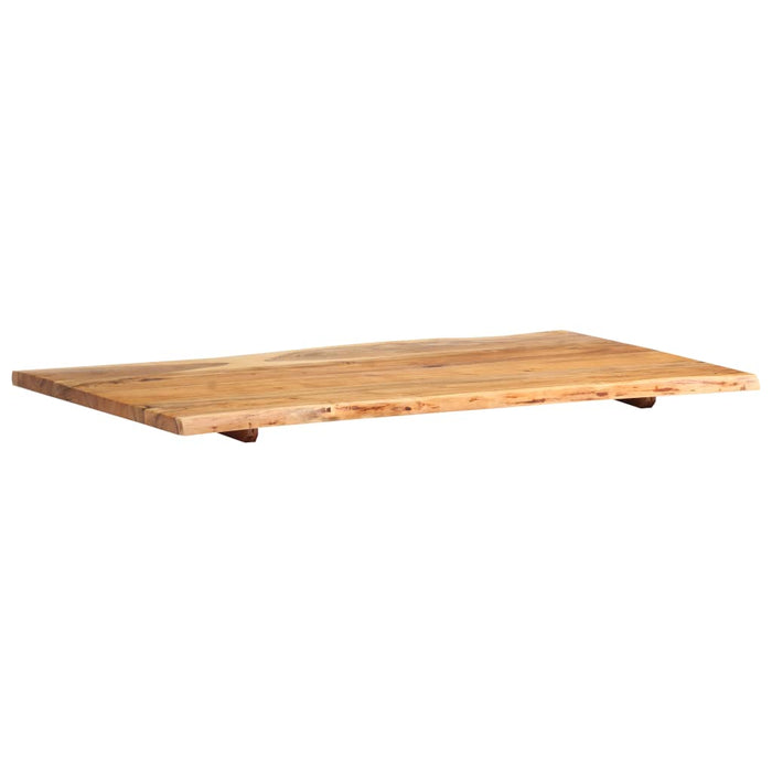 Blat de masă, 100x(50-60)x2,5 cm, lemn masiv de acacia - WALTI WALTI
