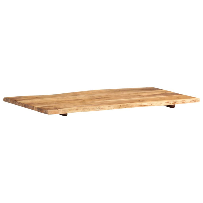 Blat de masă, 100x(50-60)x2,5 cm, lemn masiv de acacia - WALTI WALTI