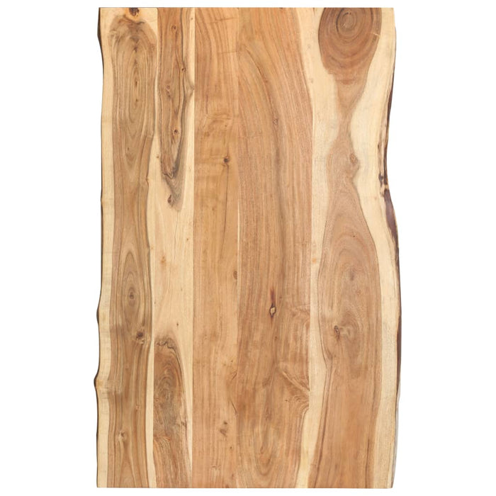 Blat de masă, 100x(50-60)x3,8 cm, lemn masiv de acacia - WALTI WALTI