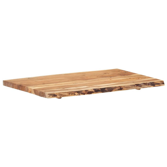 Blat de masă, 100x(50-60)x3,8 cm, lemn masiv de acacia - WALTI WALTI