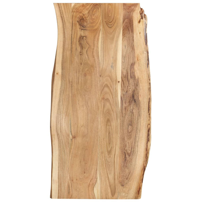Blat de masă, 118x(50-60)x2,5 cm, lemn masiv de acacia - WALTI WALTI