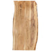 Blat de masă, 118x(50-60)x2,5 cm, lemn masiv de acacia - WALTI WALTI
