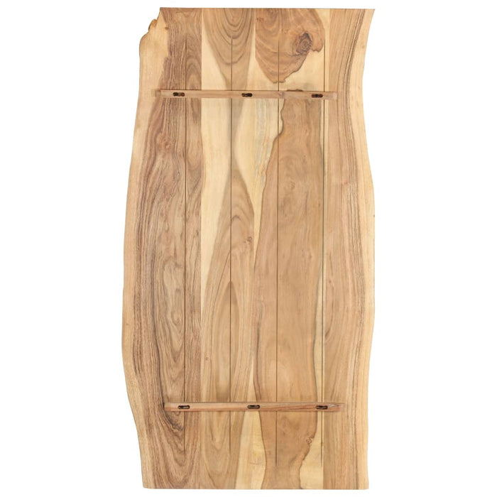 Blat de masă, 118x(50-60)x2,5 cm, lemn masiv de acacia - WALTI WALTI