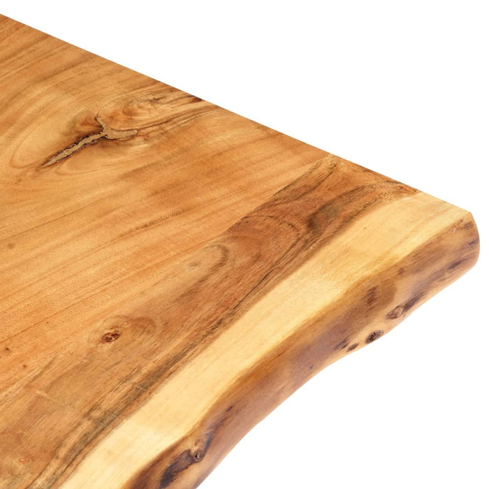 Blat de masă, 118x(50-60)x2,5 cm, lemn masiv de acacia - WALTI WALTI