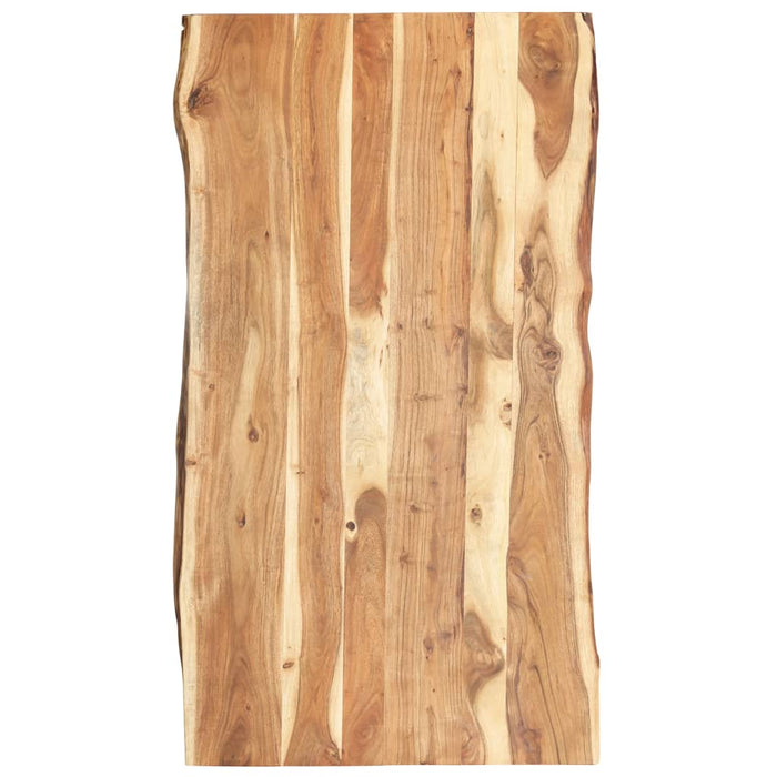 Blat de masă, 118x(50-60)x3,8 cm, lemn masiv de acacia - WALTI WALTI