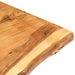 Blat de masă, 118x(50-60)x3,8 cm, lemn masiv de acacia - WALTI WALTI