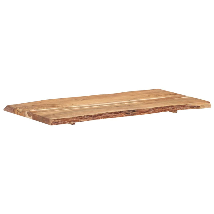 Blat de masă, 118x(50-60)x3,8 cm, lemn masiv de acacia - WALTI WALTI