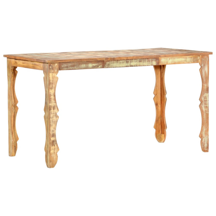 Masă de bucătărie, 140 x 70 x 76 cm, lemn masiv reciclat WALTI