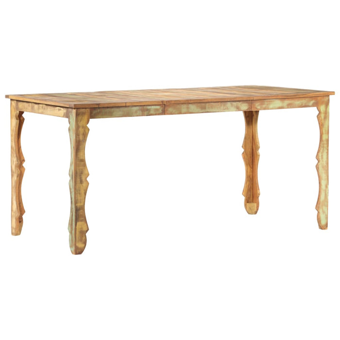 Masă de bucătărie, 160 x 80 x 76 cm, lemn masiv reciclat WALTI