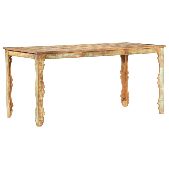 Masă de bucătărie, 160 x 80 x 76 cm, lemn masiv reciclat WALTI