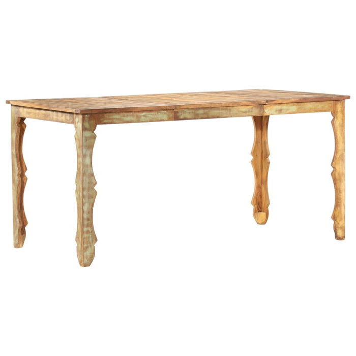 Masă de bucătărie, 160 x 80 x 76 cm, lemn masiv reciclat WALTI
