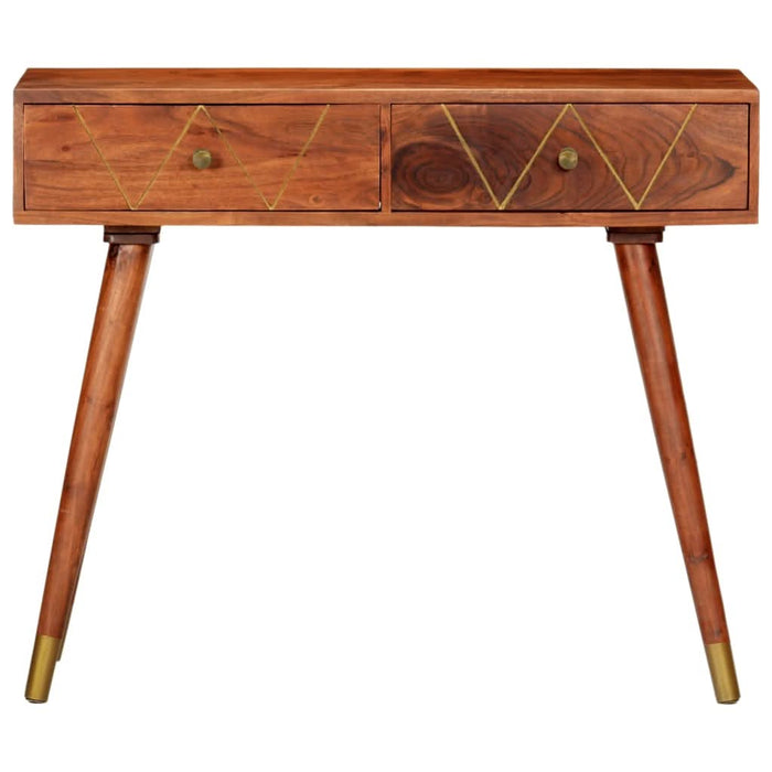 Masă consolă, 90 x 35 x 76 cm, lemn masiv de acacia - WALTI WALTI