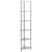 Raft cu 6 niveluri transparent, 30x30x160 cm, sticlă securizată - WALTI WALTI