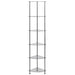 Raft cu 6 niveluri transparent, 30x30x160 cm, sticlă securizată - WALTI WALTI