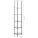 Raft cu 6 niveluri transparent, 30x30x160 cm, sticlă securizată - WALTI WALTI