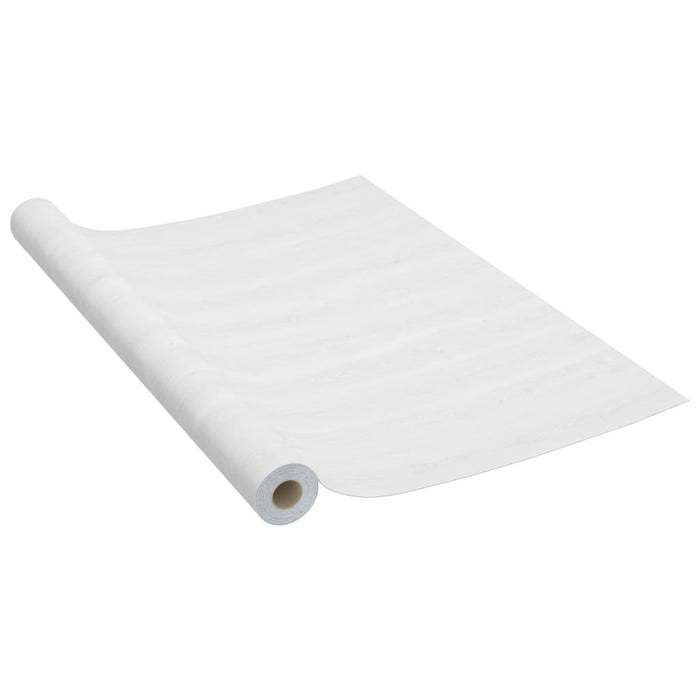 Folii de ușă autoadezive, 2 buc., lemn alb, 210 x 90 cm, PVC - WALTI WALTI