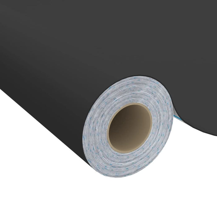 Folie de mobilier autoadezivă, negru, 500 x 90 cm, PVC - WALTI WALTI