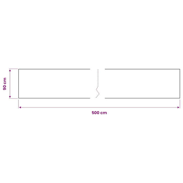 Folie de mobilier autoadezivă, negru, 500 x 90 cm, PVC - WALTI WALTI