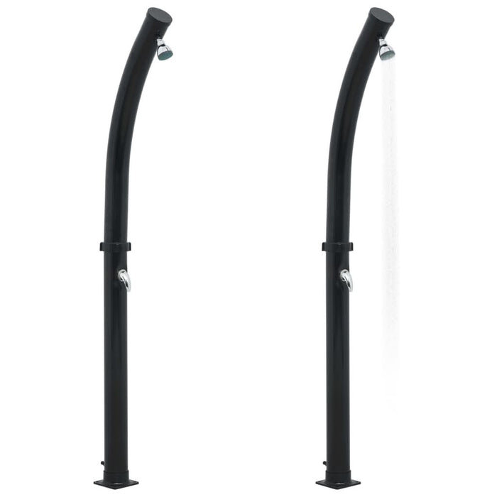 Duș solar, negru, 214 cm, 20 L - WALTI WALTI