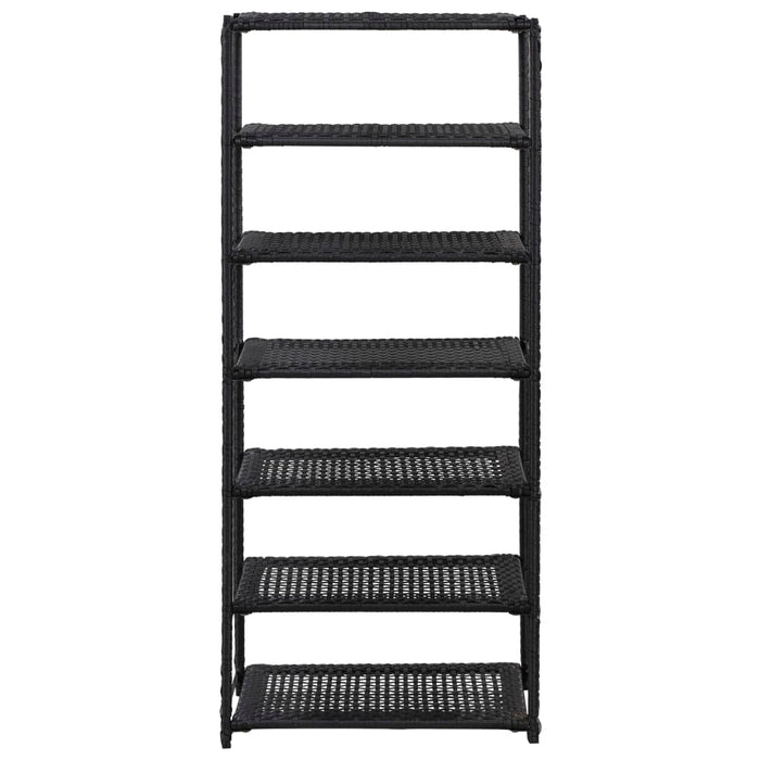 Pantofar, negru, 50x30x120 cm, poliratan - WALTI WALTI