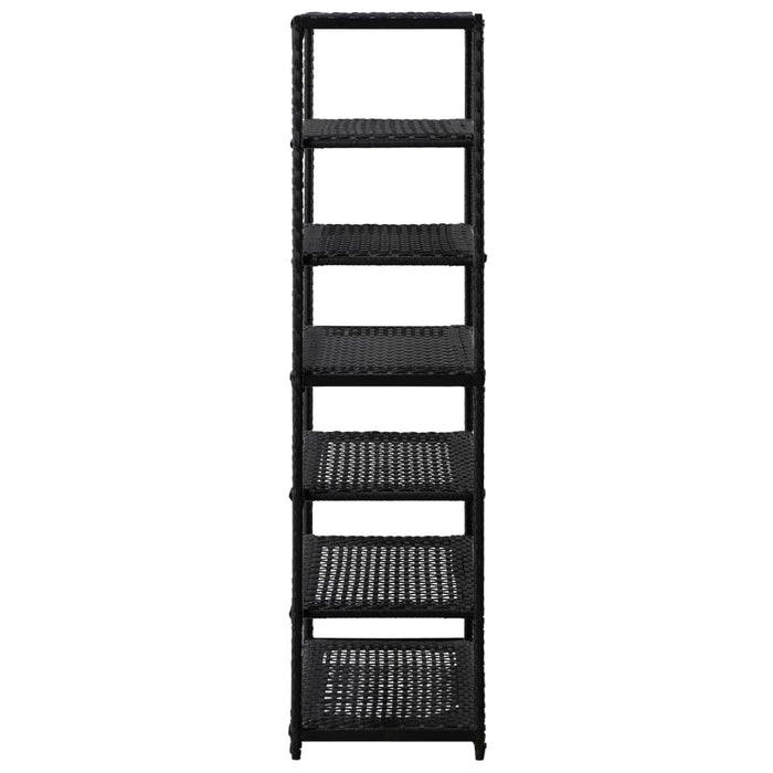 Pantofar, negru, 50x30x120 cm, poliratan - WALTI WALTI