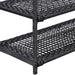 Pantofar, negru, 50x30x120 cm, poliratan - WALTI WALTI