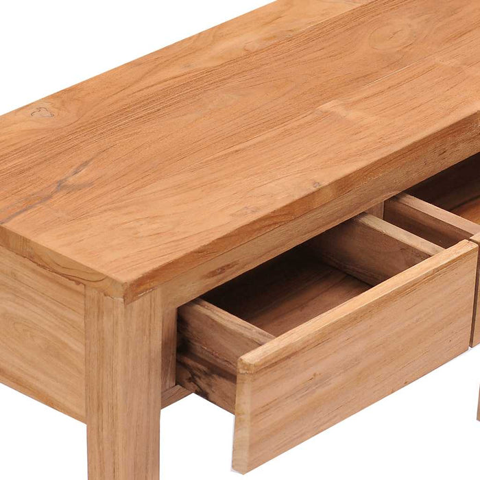 Masă consolă, 110 x 35 x 75 cm, lemn masiv de tec - WALTI WALTI