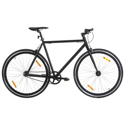 Bicicletă cu angrenaj fix, negru, 700c, 51 cm - WALTI WALTI