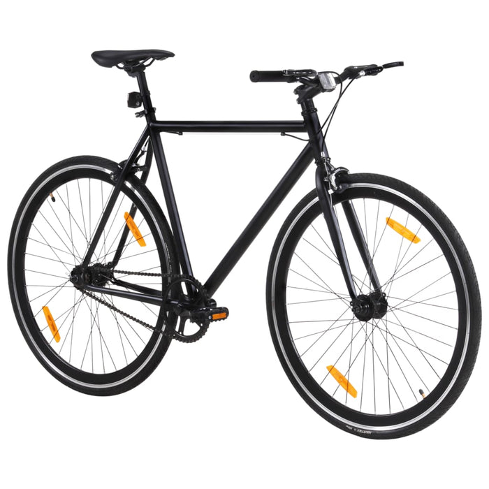 Bicicletă cu angrenaj fix, negru, 700c, 51 cm - WALTI WALTI