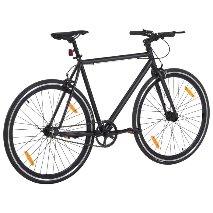 Bicicletă cu angrenaj fix, negru, 700c, 51 cm - WALTI WALTI