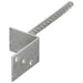Ancore de gard, 6 buc., argintiu, 8x6x30 cm, oțel galvanizat - WALTI WALTI