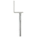 Ancore de gard, 6 buc., argintiu, 8x6x30 cm, oțel galvanizat - WALTI WALTI