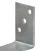 Ancore de gard, 6 buc., argintiu, 8x6x30 cm, oțel galvanizat - WALTI WALTI