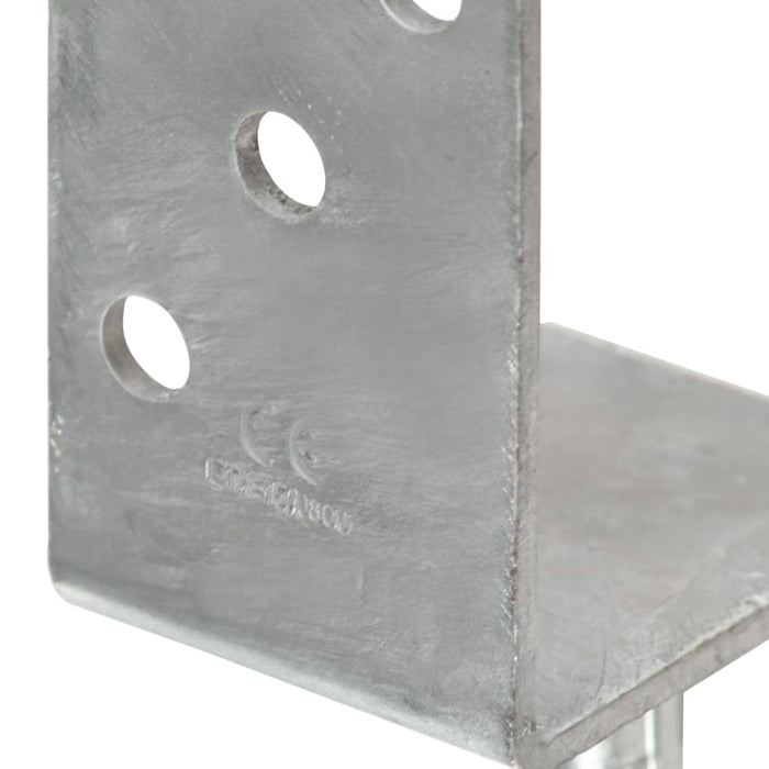 Ancore de gard, 6 buc., argintiu, 8x6x30 cm, oțel galvanizat - WALTI WALTI
