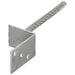 Ancore de gard, 12 buc., argintiu, 8x6x30 cm, oțel galvanizat - WALTI WALTI