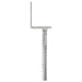 Ancore de gard, 12 buc., argintiu, 8x6x30 cm, oțel galvanizat - WALTI WALTI